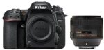 Nikon D7500 DX-Format Digital SLR Body (Black) & Nikon AF-S 85mm F/1.8G Prime Lens for Nikon DSLR Camera - Black