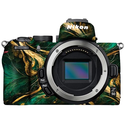 WRAPTURE. Premium DSLR Camera Scratchproof Vinyl Protective Skin for Nikon Z50 - No Residue Removal, Bubble Free, Scratch Resistant, Stretchable, HD Quality Printed - HDCS 019