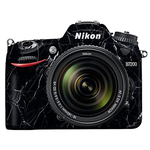 WRAPTURE. Premium DSLR Camera Scratchproof Protective Skin for Nikon D7200 - No Residue Removal, Bubble Free, Scratch Resistant, Stretchable, HD Quality Printed - Design 020