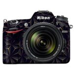 WRAPTURE. Premium DSLR Camera Scratchproof Protective Skin for Nikon D7200 - No Residue Removal, Bubble Free, Scratch Resistant, Stretchable, HD Quality Printed - Design 022