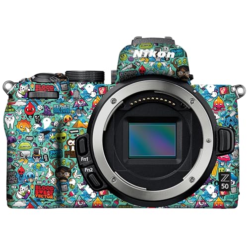 WRAPTURE. Premium DSLR Camera Scratchproof Vinyl Protective Skin for Nikon Z50 DSLR Mirrorless Camera - No Residue Removal, Bubble Free, Scratch Resistant, Stretchable, HD Quality Printed - HDCS 003