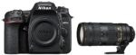 Nikon D7500 DX-Format Digital SLR Body (Black) & Nikon AF-S Nikkor 70-200mm F/2.8E FL ED VR Camera Lens