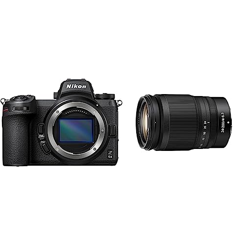 Nikon Mirrorless Z6 II Body Only with Additional Battery, Optical Zoom, Black & Nikon NIKKOR Z 24-200MM F/4-6.3 VR Lens (Black)